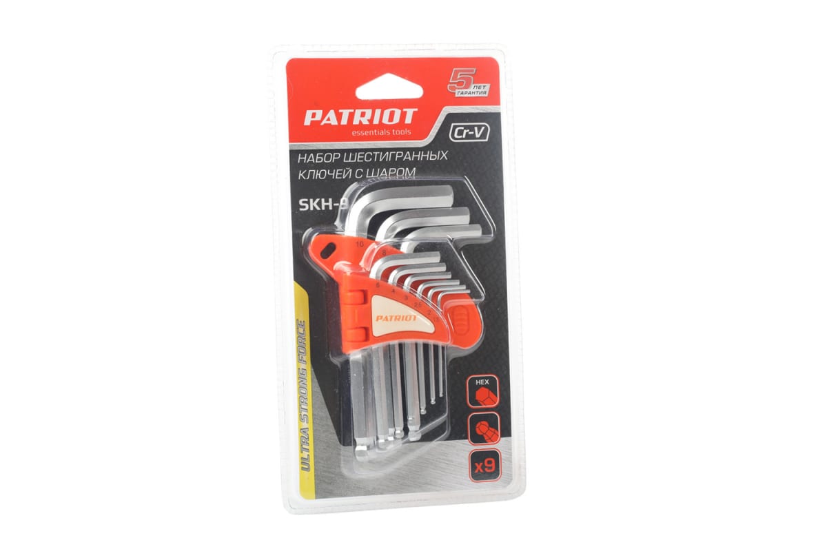 Набор ключей Patriot SKH-9 (350002003)