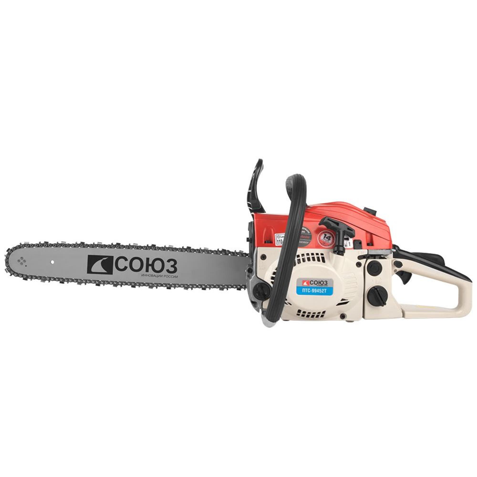 Бензопила Союз ПТС-99452Т 2350Вт 3.2л.с. дл.шины:18" (45cm)