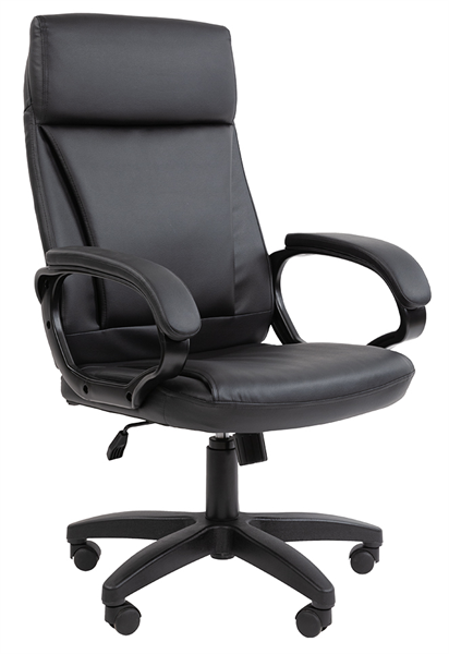 Офисное кресло Chairman 794 LT Россия чер.пласт экокожа черная