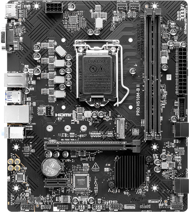 MSI PRO H510M-B II Материнская плата
