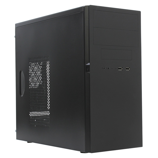 Powerman 6184448 корпус MiniTower ES725 Black PM-450ATX