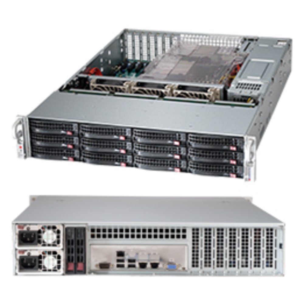 Supermicro CSE-826BE1C-R920LPB Корпус Supermicro SuperChassis 2U 826BE1C-R920LPB/
