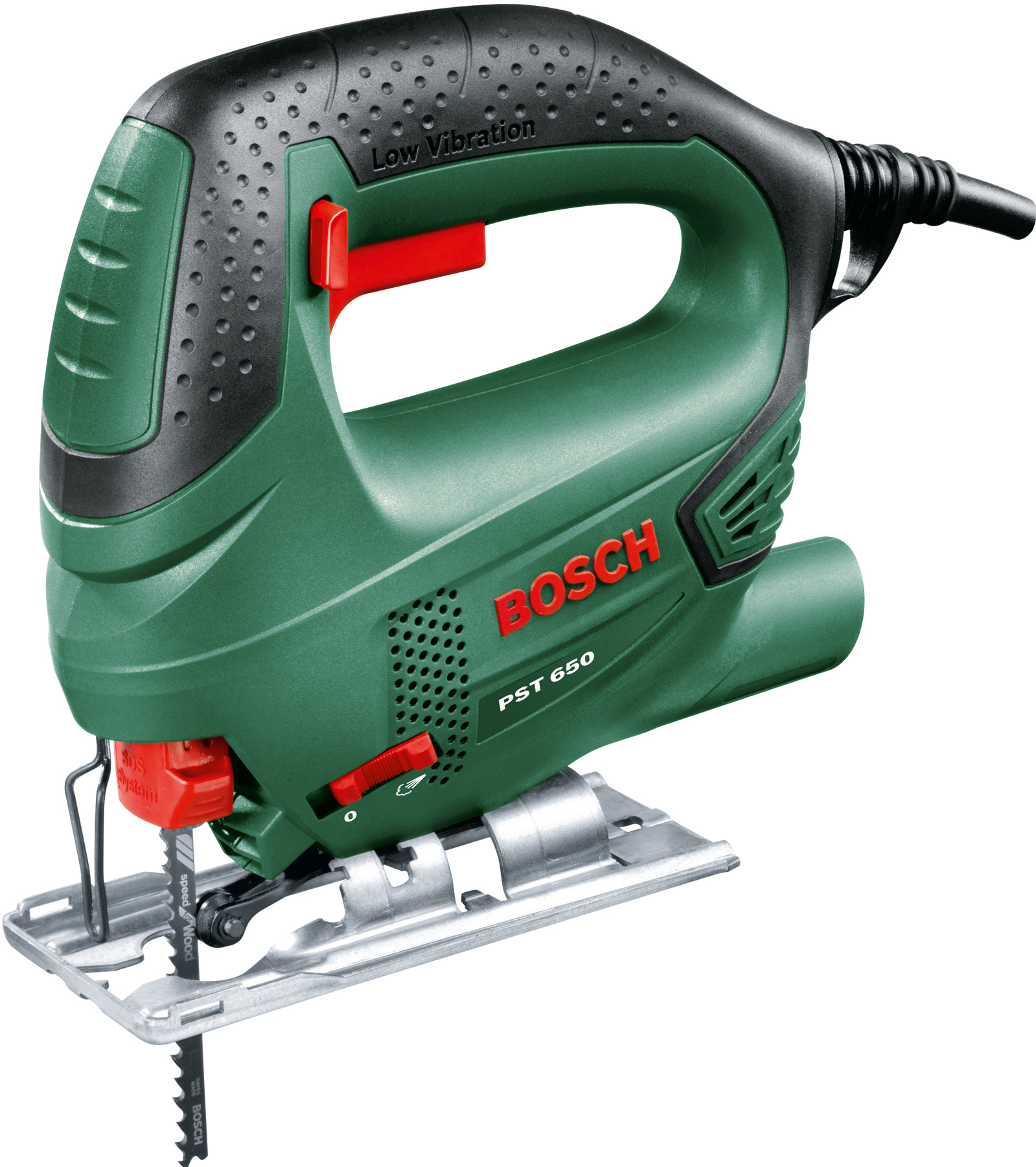 Лобзик Bosch PST 650 500Вт 3100ходов/мин от электросети (кейс в комплекте)
