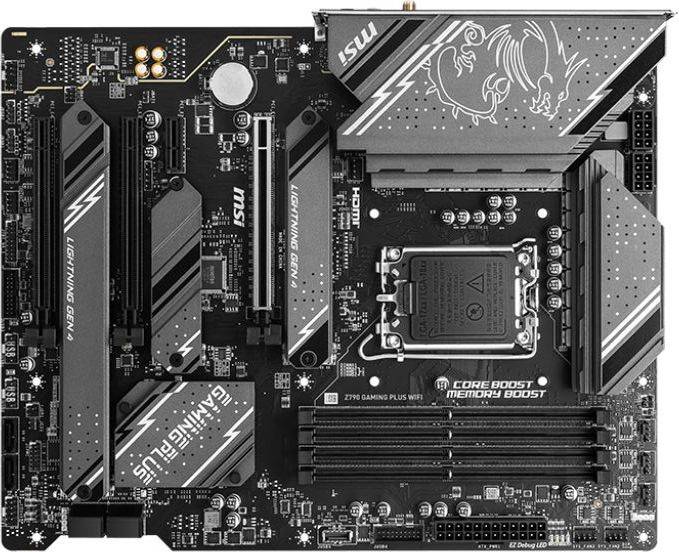 MSI Z790 GAMING PLUS WIFI Материнская плата Z790,LGA1700,4DDR5,3PCI-Ex16,1PCI-Ex1,4M.2