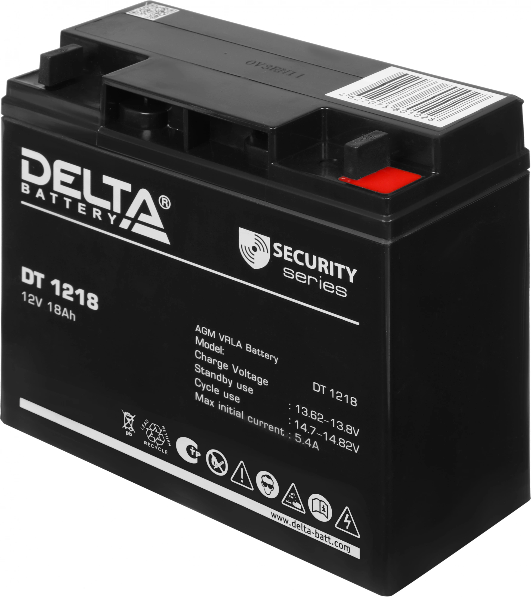 Delta Battery DT 1218 Аккумуляторная батарея Delta для ОПС (12V 18Ah)