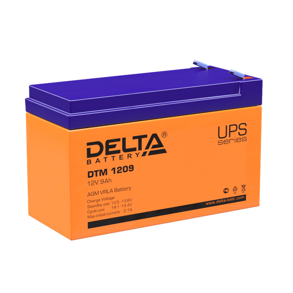 Delta Battery DTM 1209 Delta Аккумуляторная батарея для ИБП (12V 9Ah)