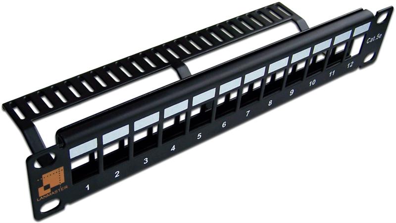 LANMASTER LAN-PP12OK-UTP/10 Патч-панель наборная 10" 12 портов