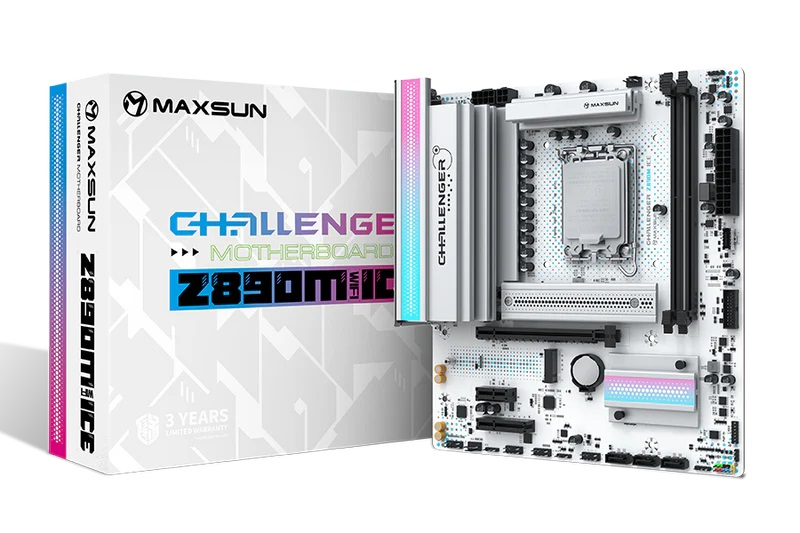 maxsun MS-Challenger Z890M WIFI ICE Материнская плата