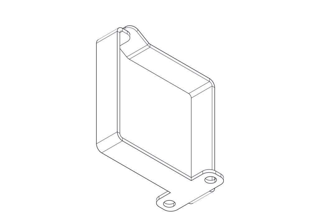 Metal ring Systeme Electric, for laying cables, Uniprom series, 10 pcs.