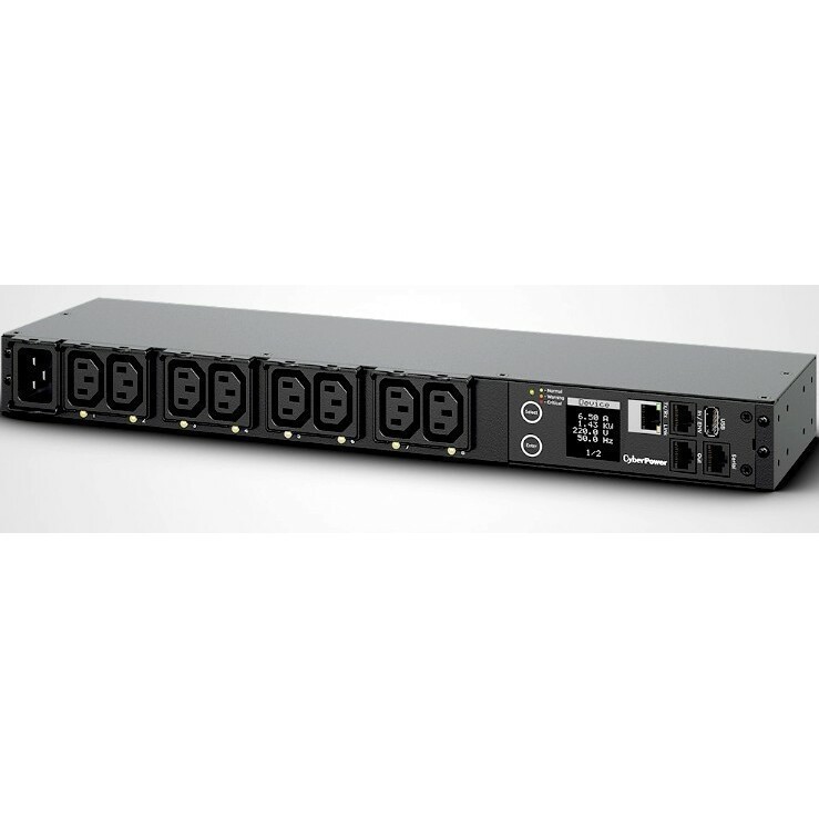 Блок распределения питания/ PDU CyberPower PDU81005 1U type, 16Amp, plug IEC 320 C20, (8) IEC 320 C13