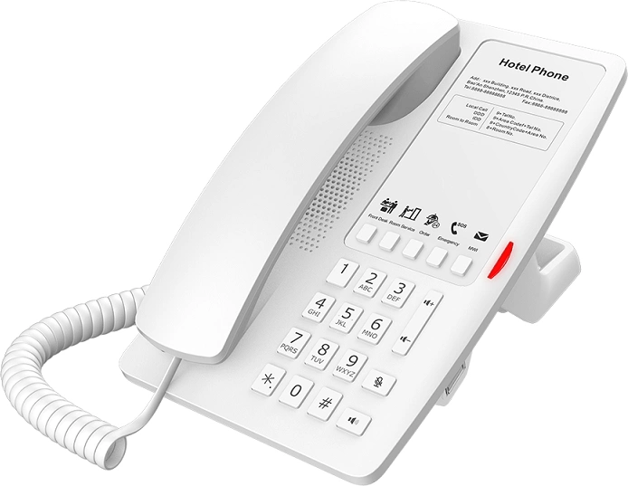 FANVIL H4 White Отельный SIP-Телефон Fanvil H4 2 SIP-акк.,