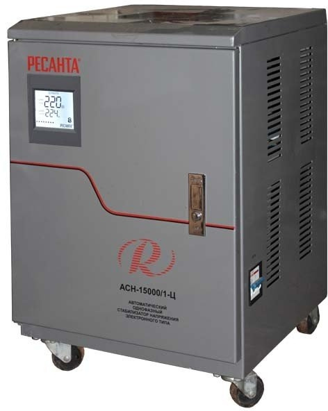 Стабилизатор напряжения Ресанта АСН-15000/1-Ц 15кВА однофазный серый (63/6/11)