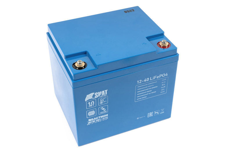 Бастион Skat i-Battery 12-40 LiFePO4 (649) Бастион АКБ LI-ION 12В 40 Ач, T7-М6