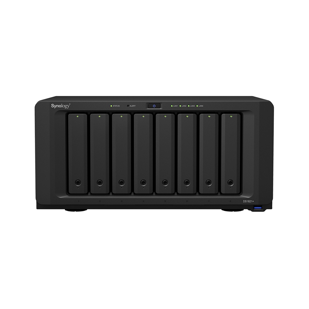 SYNOLOGY DS1821+ СХД Synology QC 22GhzCPU, 4Gb(32), RAID0,1,10,5,6,