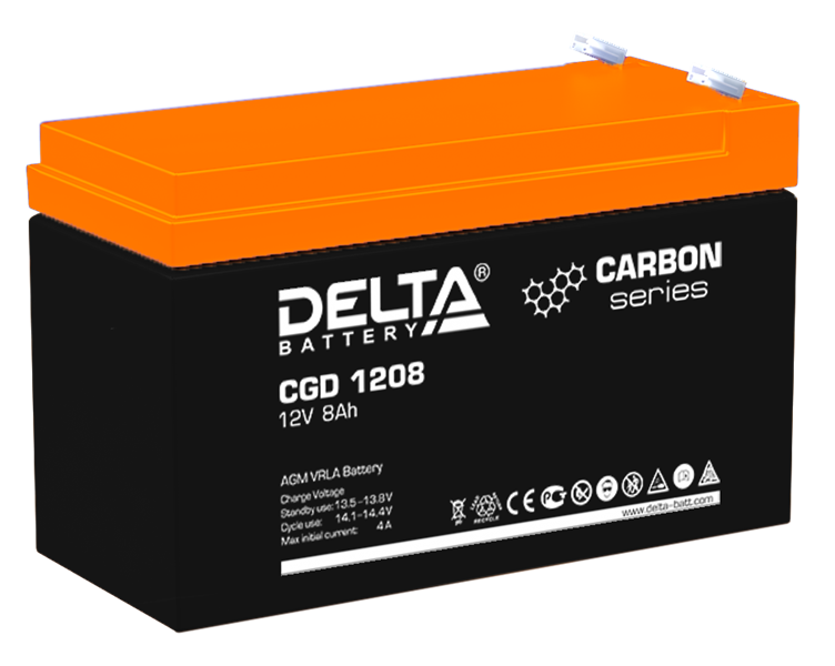 Delta Battery CGD 1208 Аккумуляторная батарея Delta (12V 8Ah)