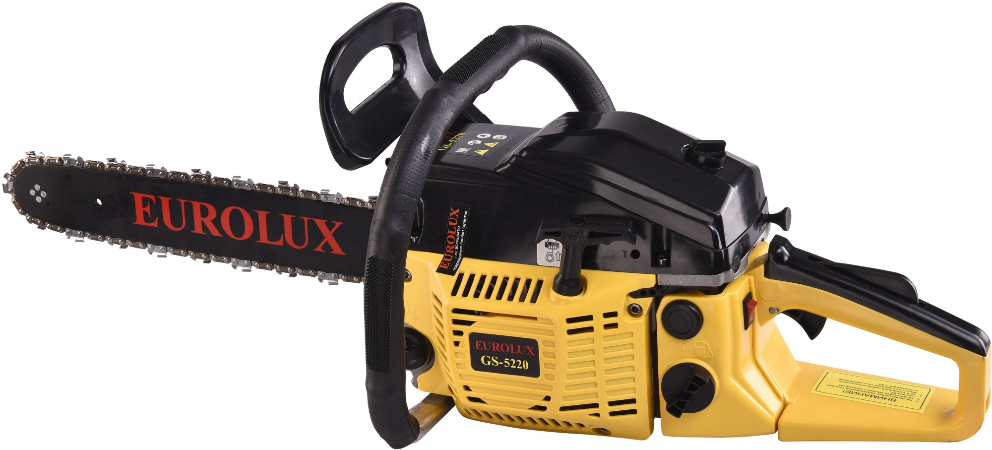 Бензопила Eurolux GS-5220 2800Вт 3.81л.с. дл.шины:20" (50cm) (70/6/8)