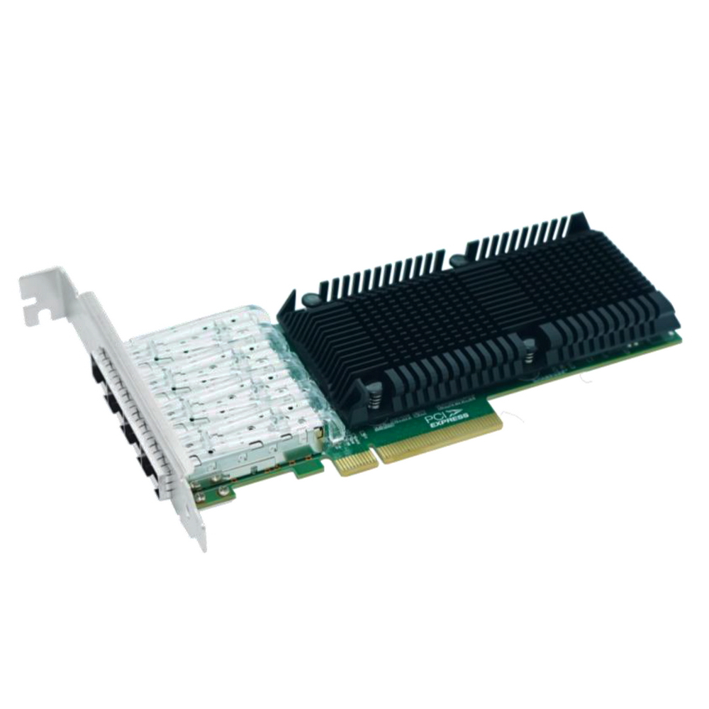 LR-LINK LRES1027PF-4SFP28 Сетевая карта NIC PCIe 3.0
