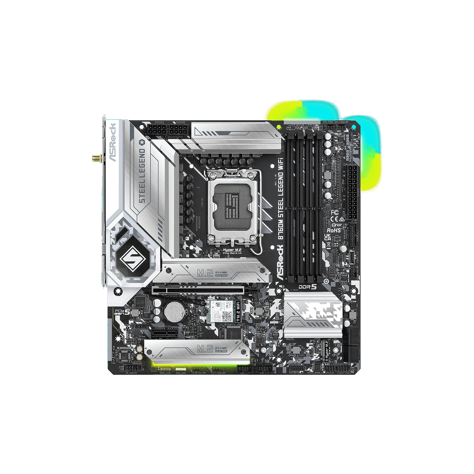 ASRock B760M STEEL LEGEND WIFI Материнская плата LGA1700,
