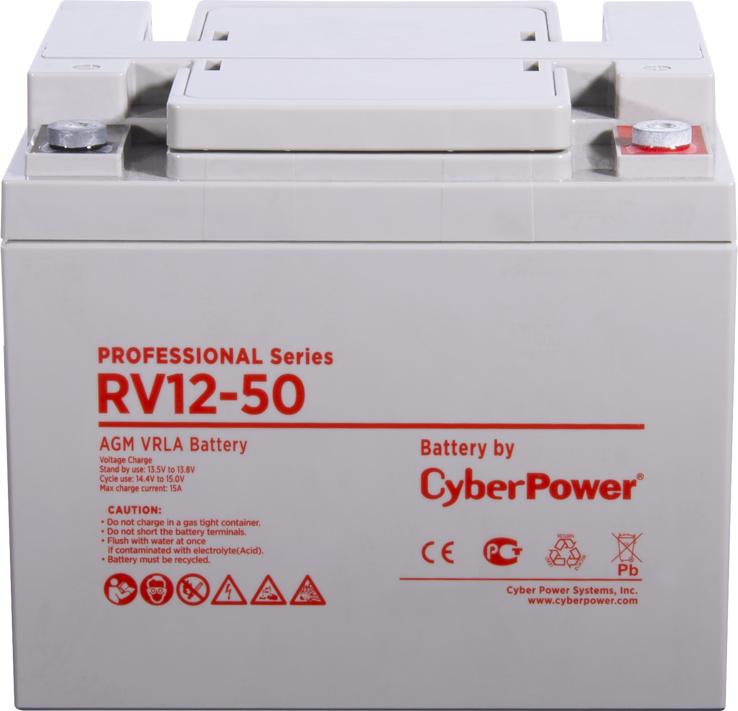 Аккумуляторная батарея PS CyberPower RV 12-50 / 12 В 50 Ач