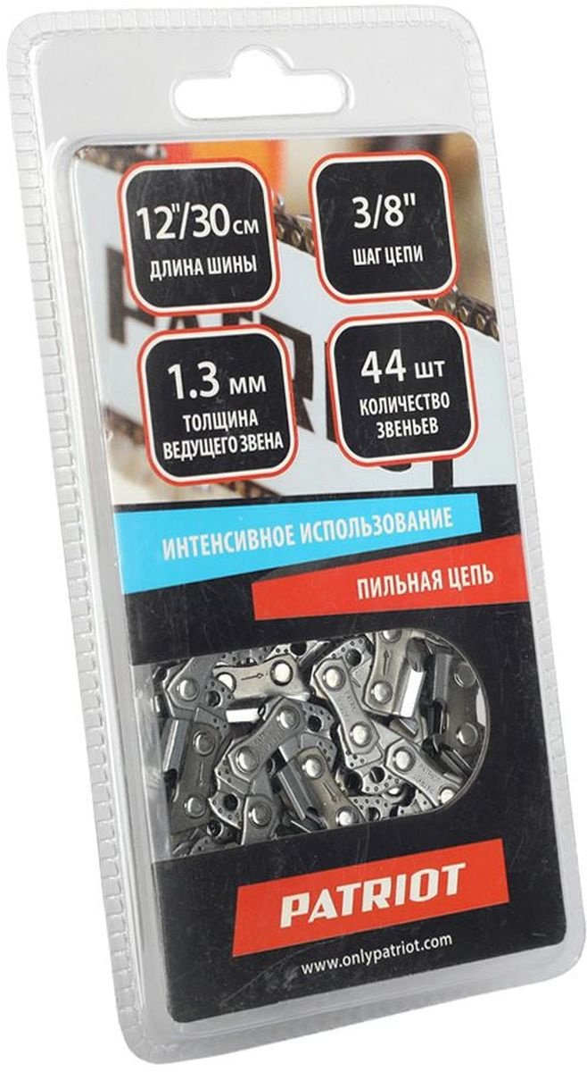 Цепь для цепных пил Patriot 91VS-44E 3/8" 44звен. (862381344)