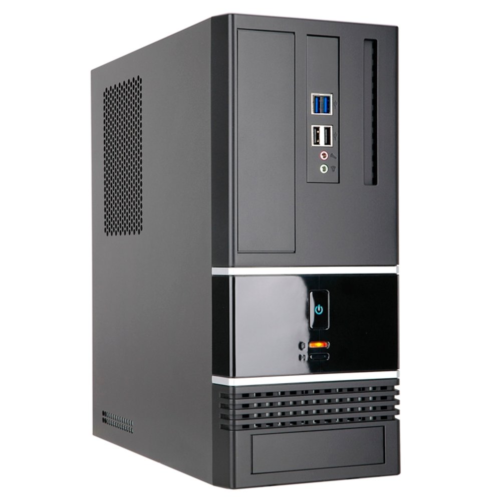 Inwin 6132049 Корпус Slim Case BK623 Black 400W RB-S400BN1-0