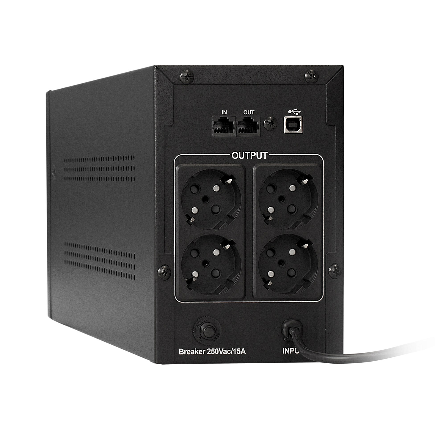 ExeGate EP212520RUS ИБП SpecialPro Smart LLB-1500.LCD.AVR.4SH.USB <1500VA/950W, LCD, AVR, 4*Schuko, USB, Black>