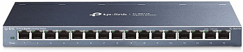 16-Port Gigabit Desktop Switch, 16 Gigabit RJ45 Ports, Desktop Steel Case