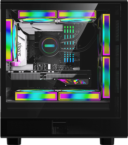 Formula V Air Mesh G2 Black корпус Line MATX, Formula V Air Mesh G2 Black корпус Line MATX,