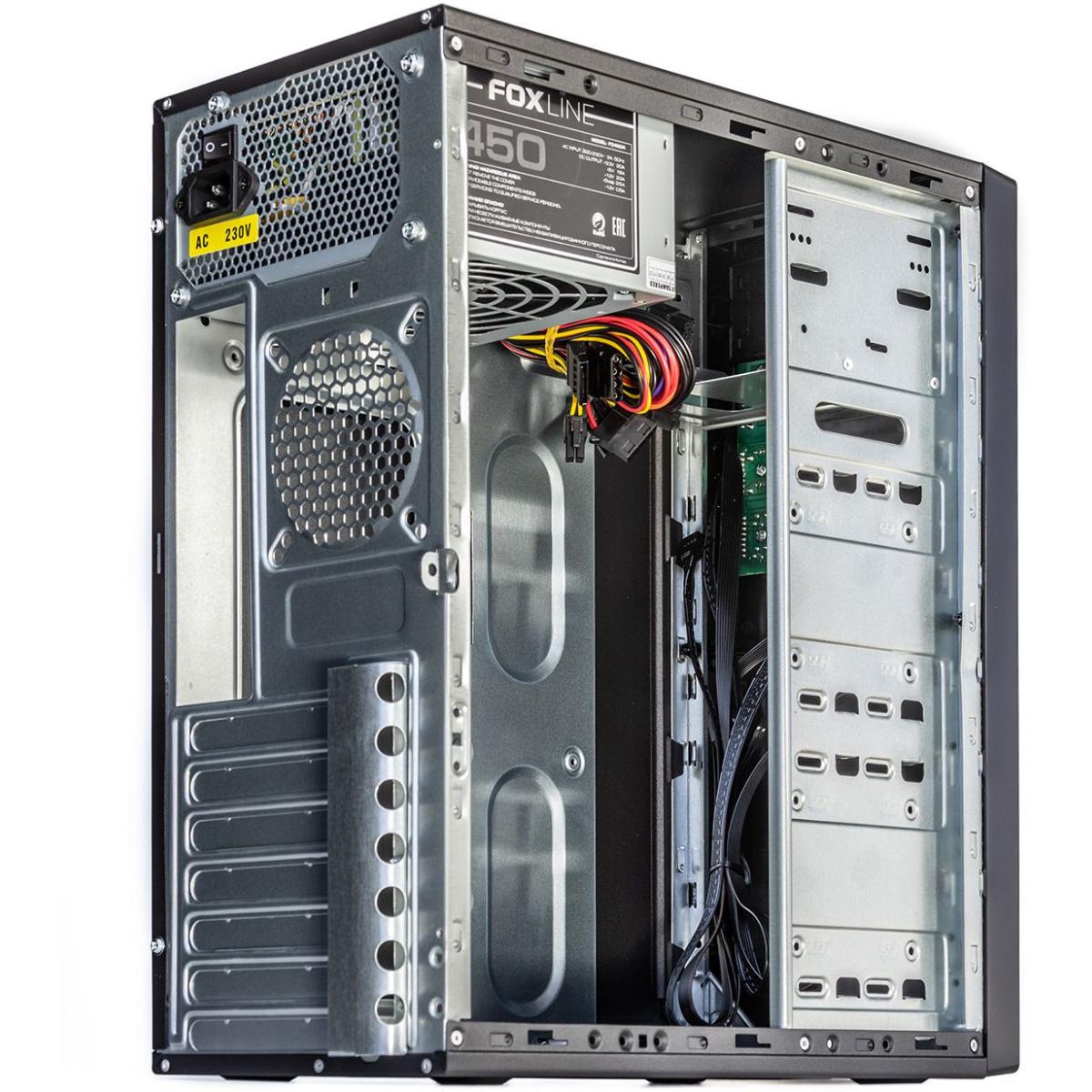 Foxline FL-301-FZ450R Корпус c блоком питания 450 Ватт/ Case Foxline FL-301 Foxline FL-301-FZ450R Корпус c блоком питания 450 Ватт/ Case Foxline FL-301