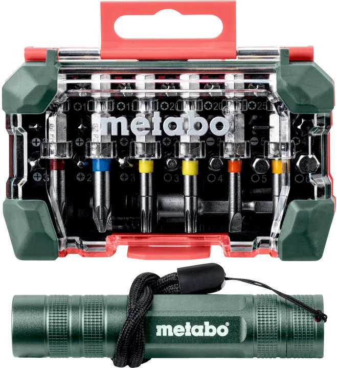 Набор бит Metabo 626721000 универсал. (29пред.) для шуруповертов/дрелей Набор бит Metabo 626721000 универсал. (29пред.) для шуруповертов/дрелей