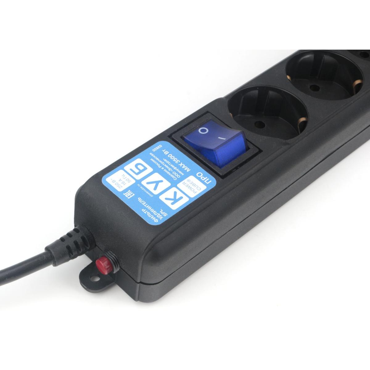 POWERCUBE SPL(5+1)-16B-P-1,9M Сетевой фильтр Ф-удлинитель PC PRO, 1,9м, POWERCUBE SPL(5+1)-16B-P-1,9M Сетевой фильтр Ф-удлинитель PC PRO, 1,9м,