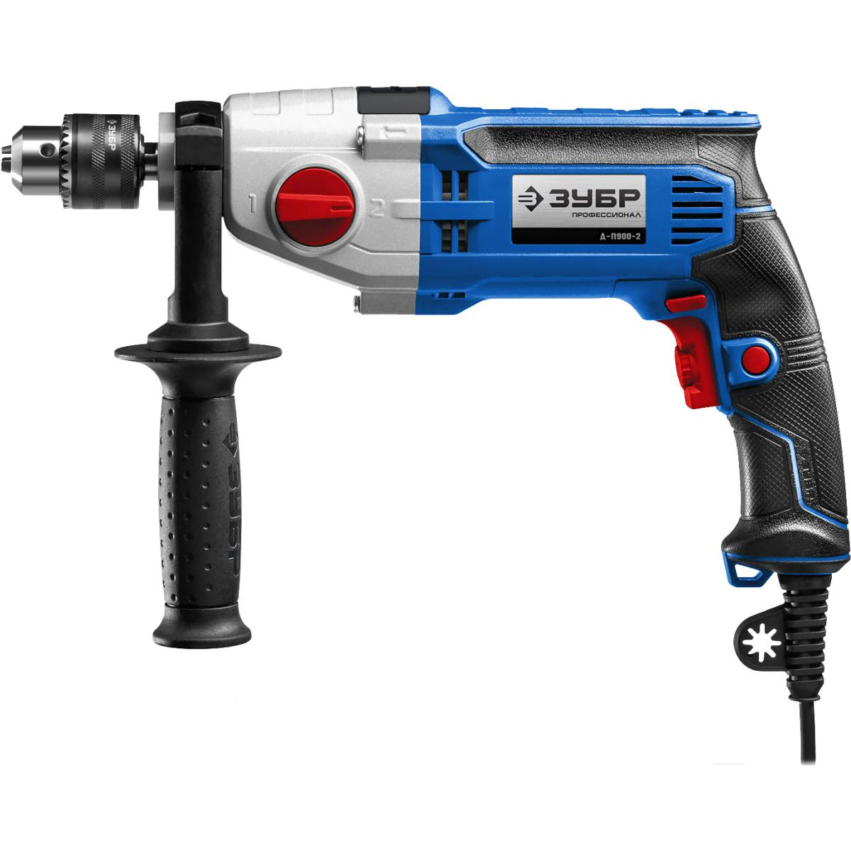 Дрель безударная Зубр Д-П900-2 900Вт патрон:быстрозажимной реверс Дрель безударная Зубр Д-П900-2 900Вт патрон:быстрозажимной реверс