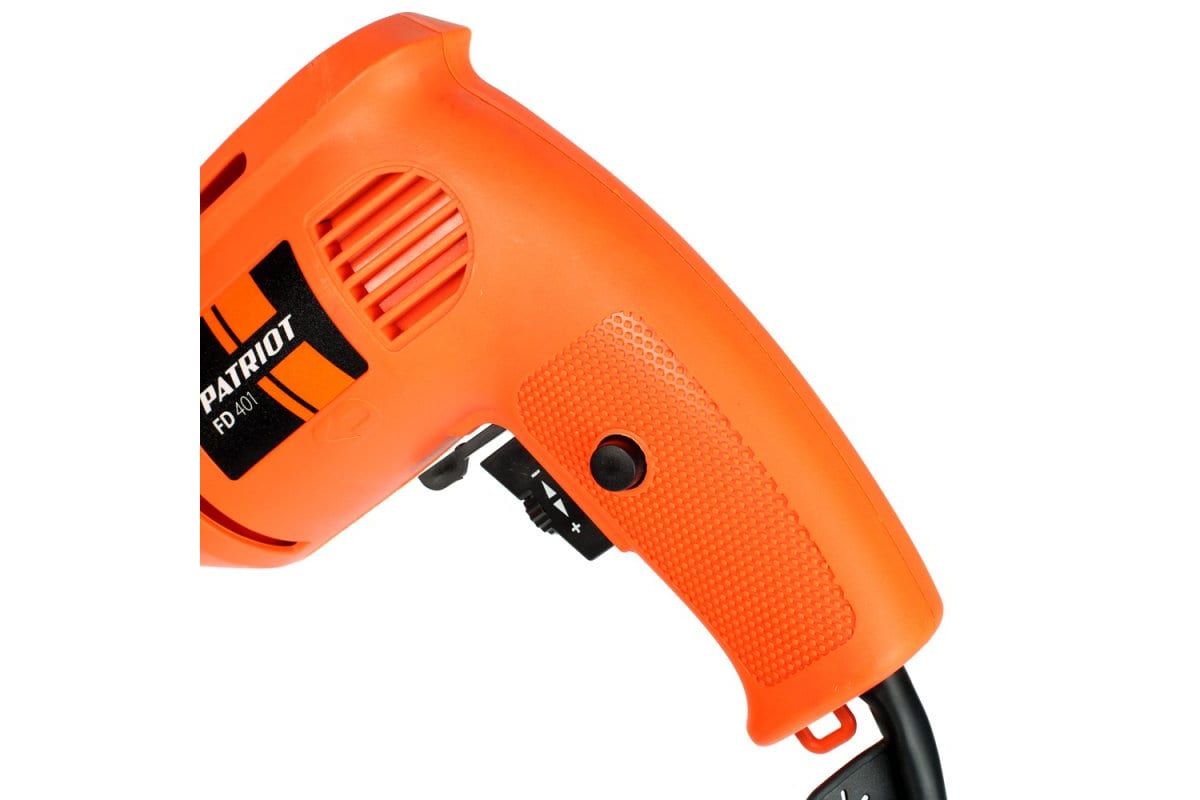 Дрель безударная Patriot FD 401 THE ONE 420Вт патрон:кулачковый реверс (120301401) Дрель безударная Patriot FD 401 THE ONE 420Вт патрон:кулачковый реверс (120301401)