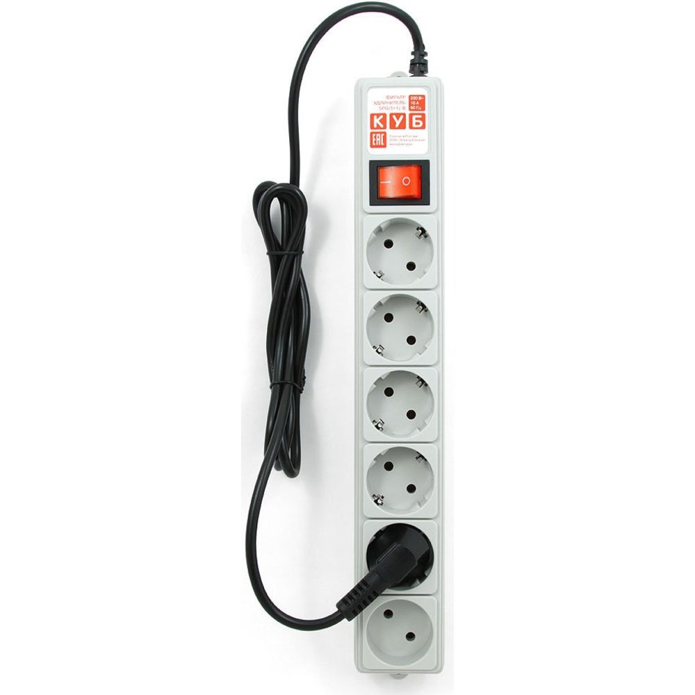 POWERCUBE SPG(5+1)-B-15 Сетевой фильтр Power Cube 5 метров 6 POWERCUBE SPG(5+1)-B-15 Сетевой фильтр Power Cube 5 метров 6
