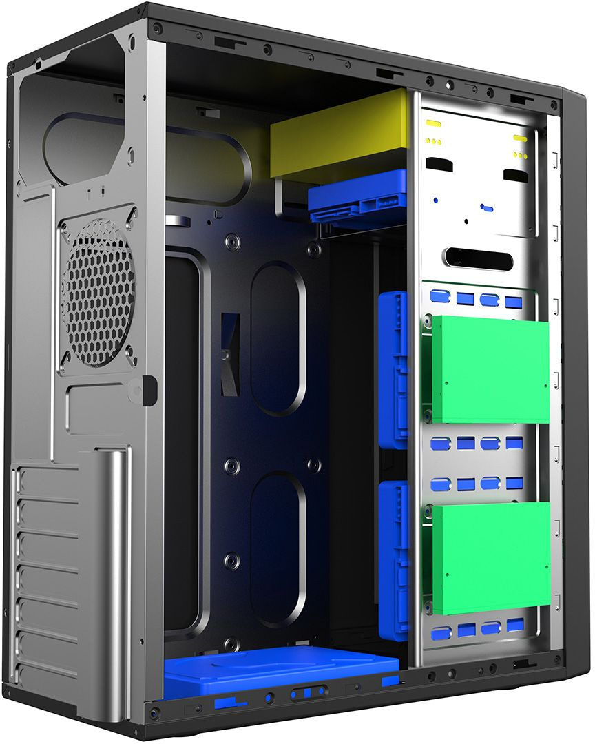 Foxline FL-301-FZ450R Корпус c блоком питания 450 Ватт/ Case Foxline FL-301 Foxline FL-301-FZ450R Корпус c блоком питания 450 Ватт/ Case Foxline FL-301