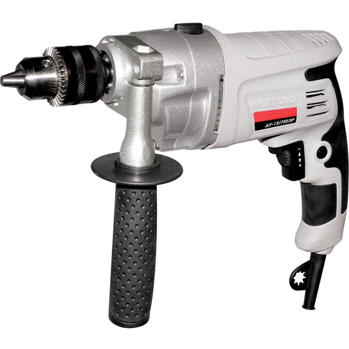 Дрель ударная Интерскол ДУ-13/750ЭР 750Вт патрон:кулачковый реверс (546.1.0.00) Дрель ударная Интерскол ДУ-13/750ЭР 750Вт патрон:кулачковый реверс (546.1.0.00)