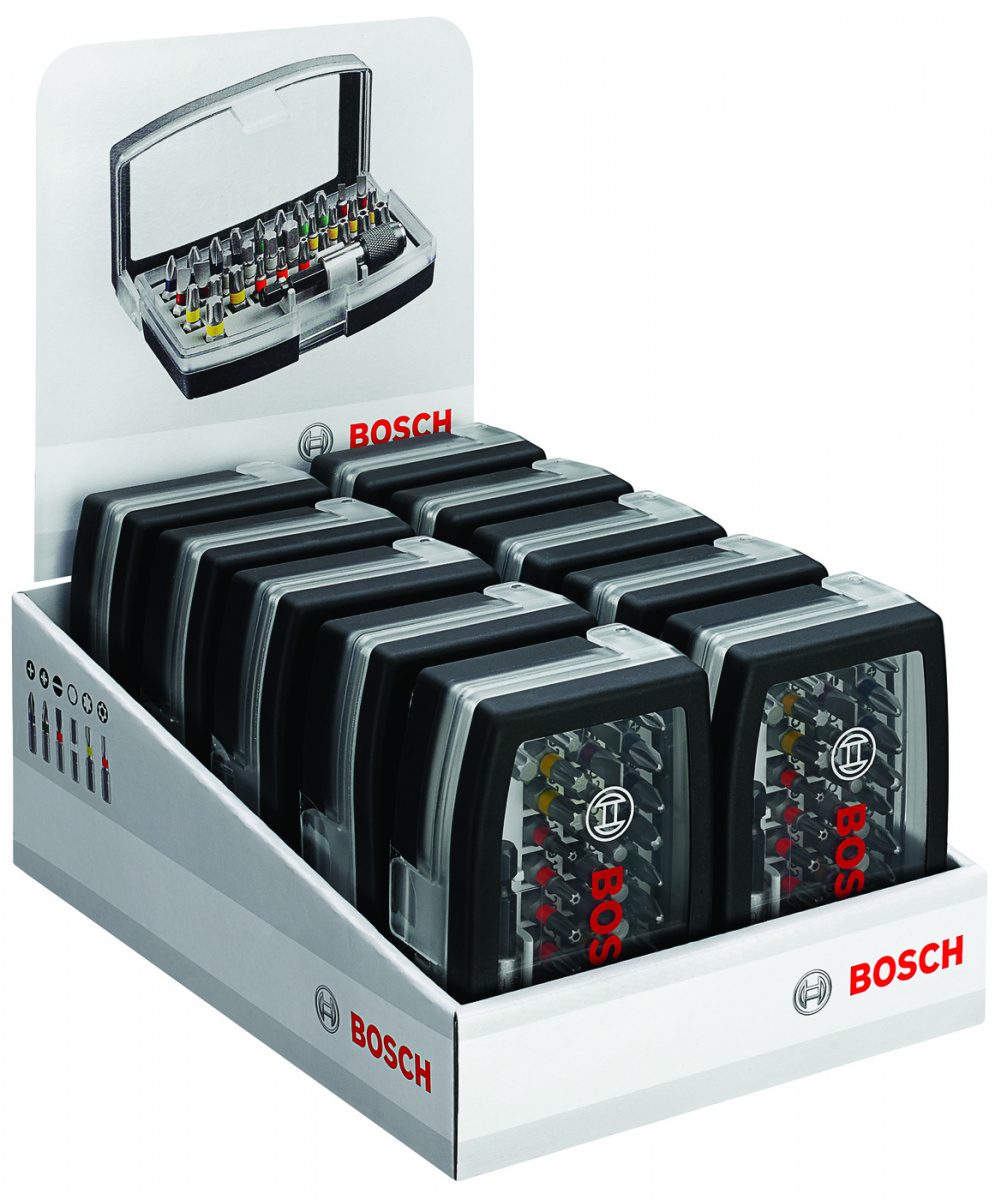 Набор бит Bosch Extra Hard (2607017319) универсал. (32пред.) для шуруповертов Набор бит Bosch Extra Hard (2607017319) универсал. (32пред.) для шуруповертов