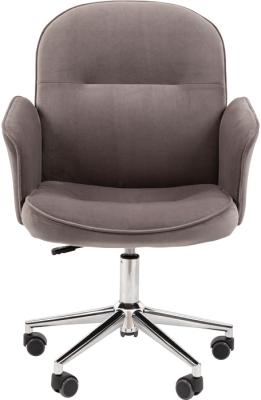 Офисное кресло Chairman Home 130 Россия ткань Т-55 серый Офисное кресло Chairman Home 130 Россия ткань Т-55 серый