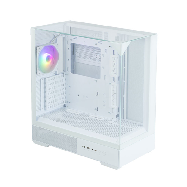 Zalman P40 Prism White корпус P40 Prism ATX, WHITE, WINDOW, Zalman P40 Prism White корпус P40 Prism ATX, WHITE, WINDOW,