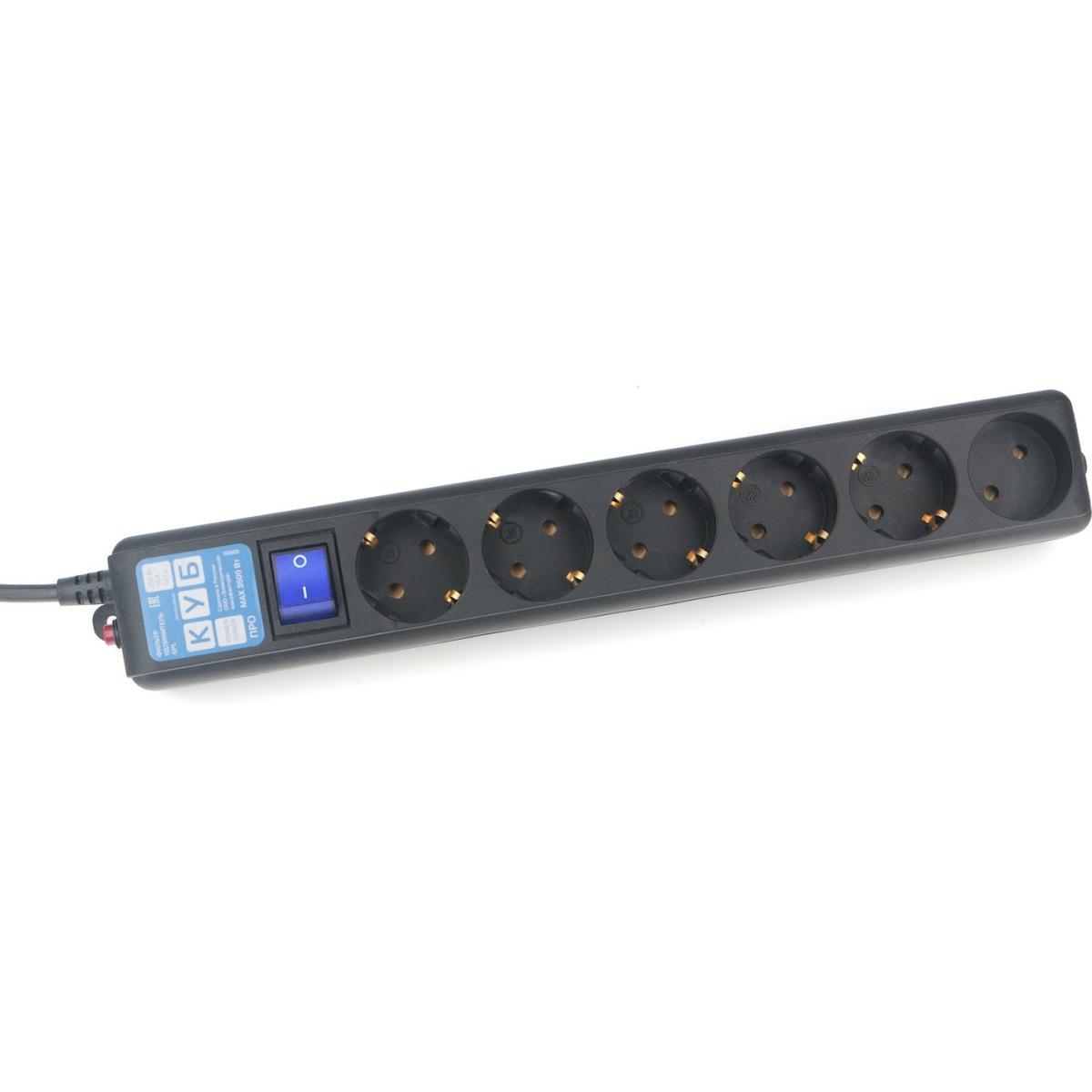 POWERCUBE SPL(5+1)-16B-P-1,9M Сетевой фильтр Ф-удлинитель PC PRO, 1,9м, POWERCUBE SPL(5+1)-16B-P-1,9M Сетевой фильтр Ф-удлинитель PC PRO, 1,9м,