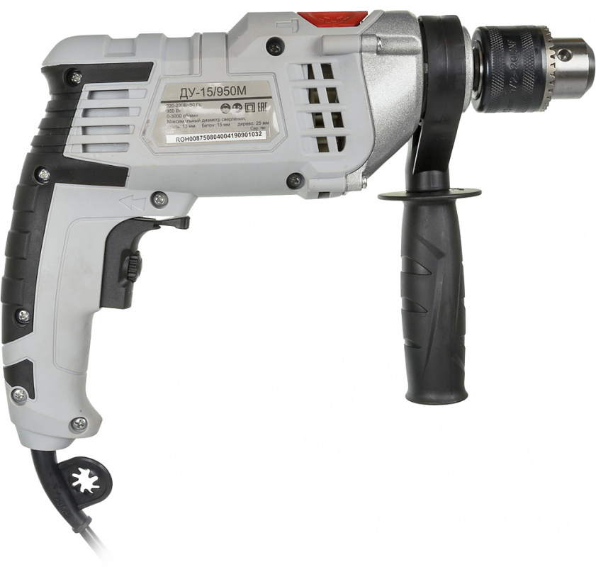 Дрель ударная Ресанта ДУ-15/950М 950Вт патрон:кулачковый реверс (75/8/4) Дрель ударная Ресанта ДУ-15/950М 950Вт патрон:кулачковый реверс (75/8/4)