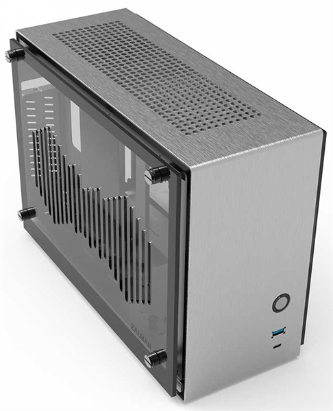 Zalman M2 mini (Silver) корпус M2 MINI MITX, ALUMINIUM, SILVER, Zalman M2 mini (Silver) корпус M2 MINI MITX, ALUMINIUM, SILVER,