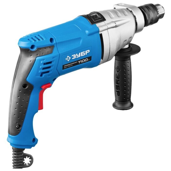 Дрель ударная Зубр ЗДУ-1100-2 ЭРММ2 1100Вт ключевой реверс Дрель ударная Зубр ЗДУ-1100-2 ЭРММ2 1100Вт ключевой реверс