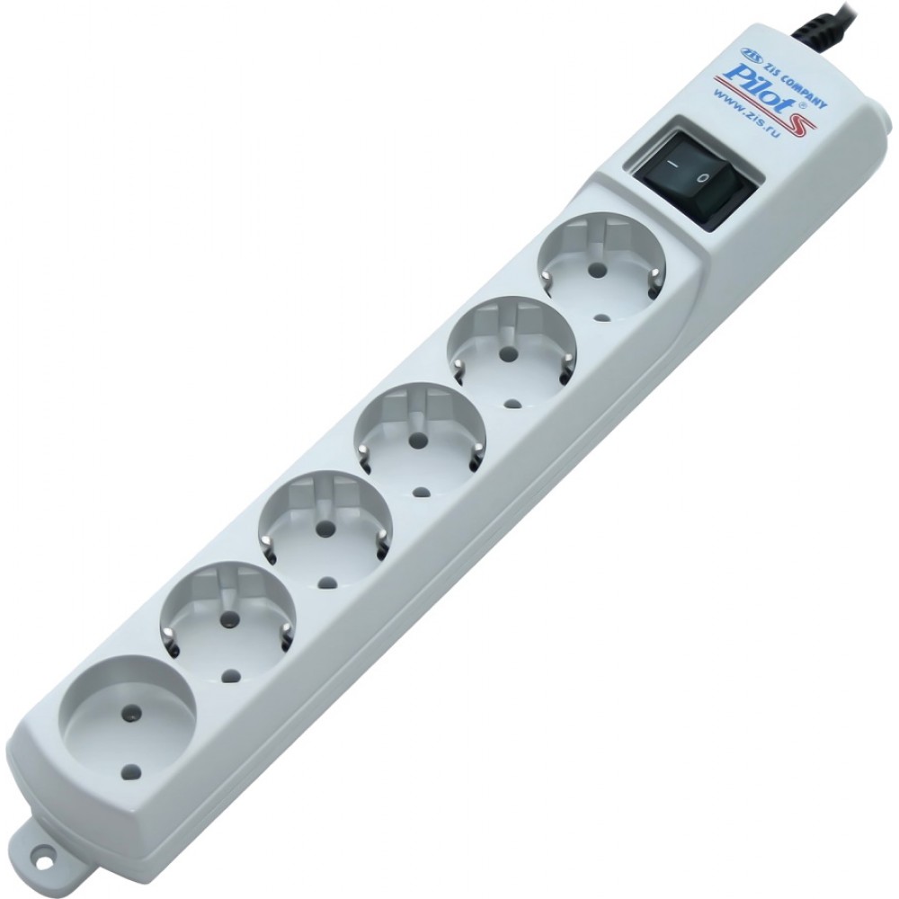 Pilot S 1.8m Сетевой фильтр S 1,8м, 5+1 розетки, Pilot S 1.8m Сетевой фильтр S 1,8м, 5+1 розетки,