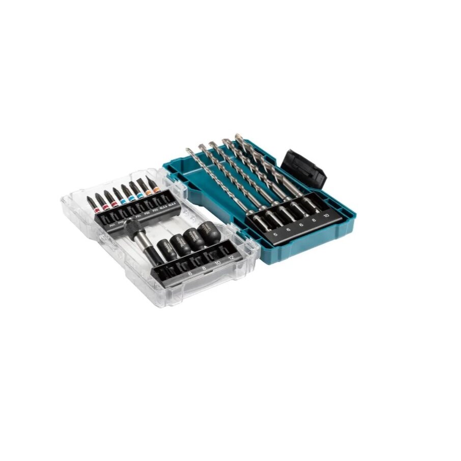 Набор бит и сверл Makita E-07026 по бет/кирп (18пред.) для шуруповертов/дрелей Набор бит и сверл Makita E-07026 по бет/кирп (18пред.) для шуруповертов/дрелей