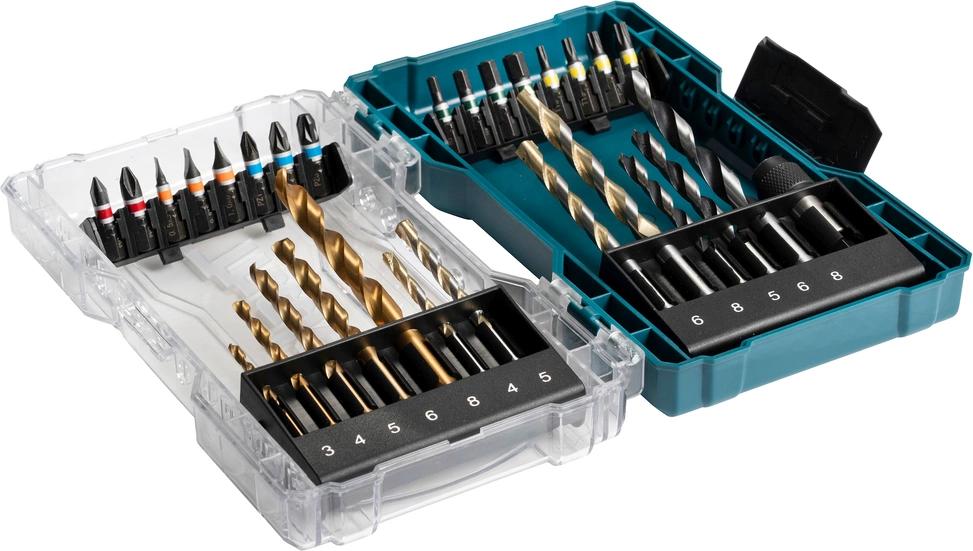 Набор бит и сверл Makita E-07054 универсал. (29пред.) для шуруповертов/дрелей Набор бит и сверл Makita E-07054 универсал. (29пред.) для шуруповертов/дрелей