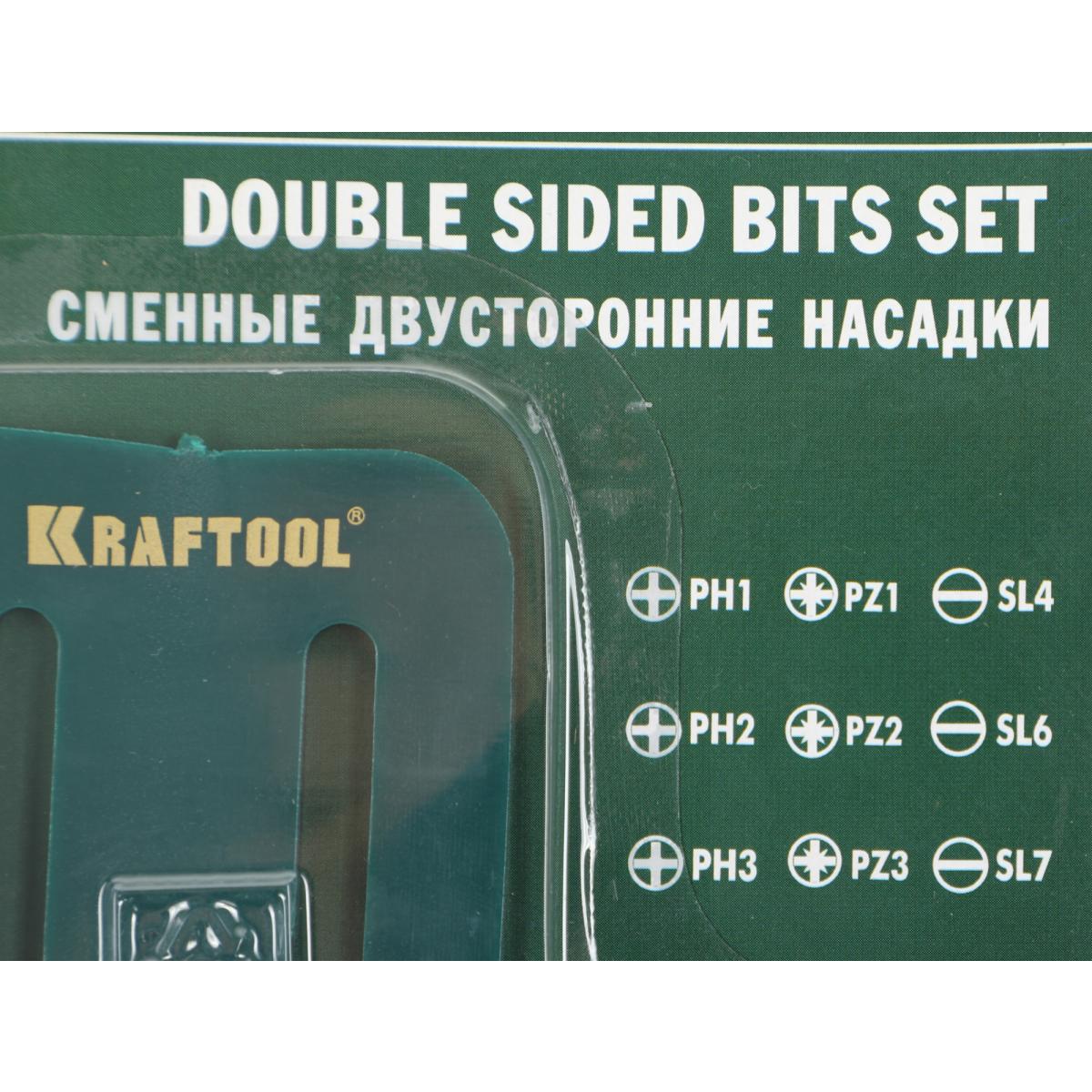 Набор бит Kraftool 26060-H10 (9пред.) для шуруповертов/дрелей Набор бит Kraftool 26060-H10 (9пред.) для шуруповертов/дрелей