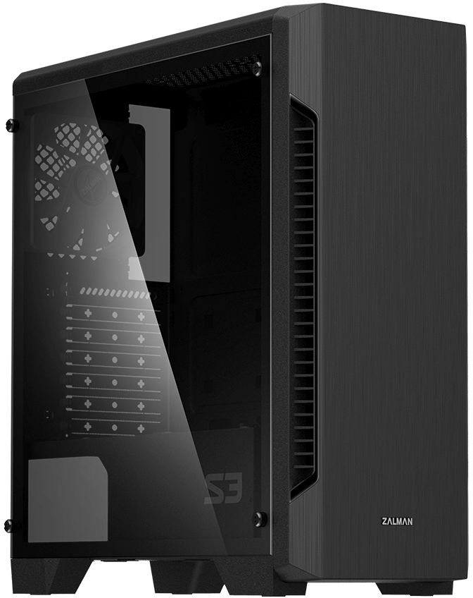 Zalman S3 TG Корпус ATX, BLACK, TEMPERED Zalman S3 TG Корпус ATX, BLACK, TEMPERED