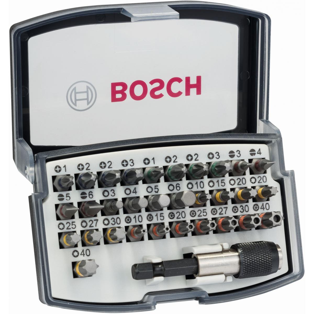 Набор бит Bosch Extra Hard (2607017319) универсал. (32пред.) для шуруповертов Набор бит Bosch Extra Hard (2607017319) универсал. (32пред.) для шуруповертов