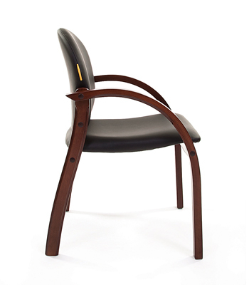 Офисное кресло Chairman 659 черный матовый (искусственная кожа/темный орех) Офисное кресло Chairman 659 черный матовый (искусственная кожа/темный орех)